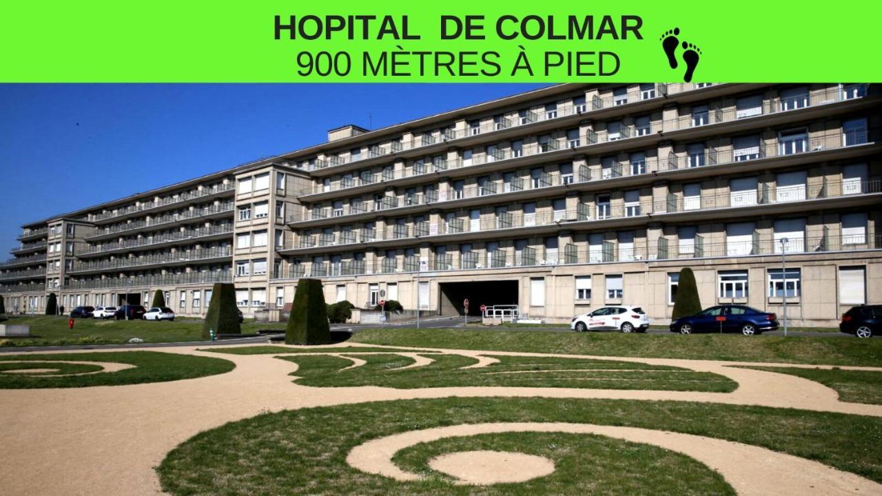 Colmar - La Cigogne - Balcon - Vue Degagee - Netflix - Wifi Fibre - Parking Gratuit - Quartier Populaire Apartman Kültér fotó